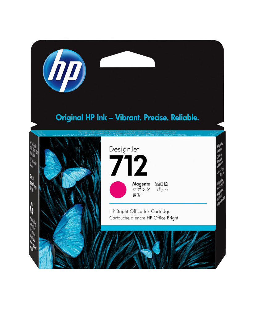 HP 712 29-ml Magenta DesignJet Ink Cartridge