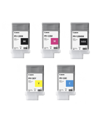 Jeu encre PFI120 pour TM-200 / TM-205 / TM-300 / TM-305 - 130mL